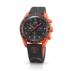 MoonSwatch Schwarz/Orange Kautschuk