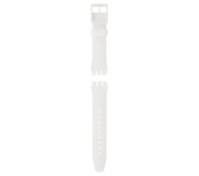 New Gent weißes Silikonarmband